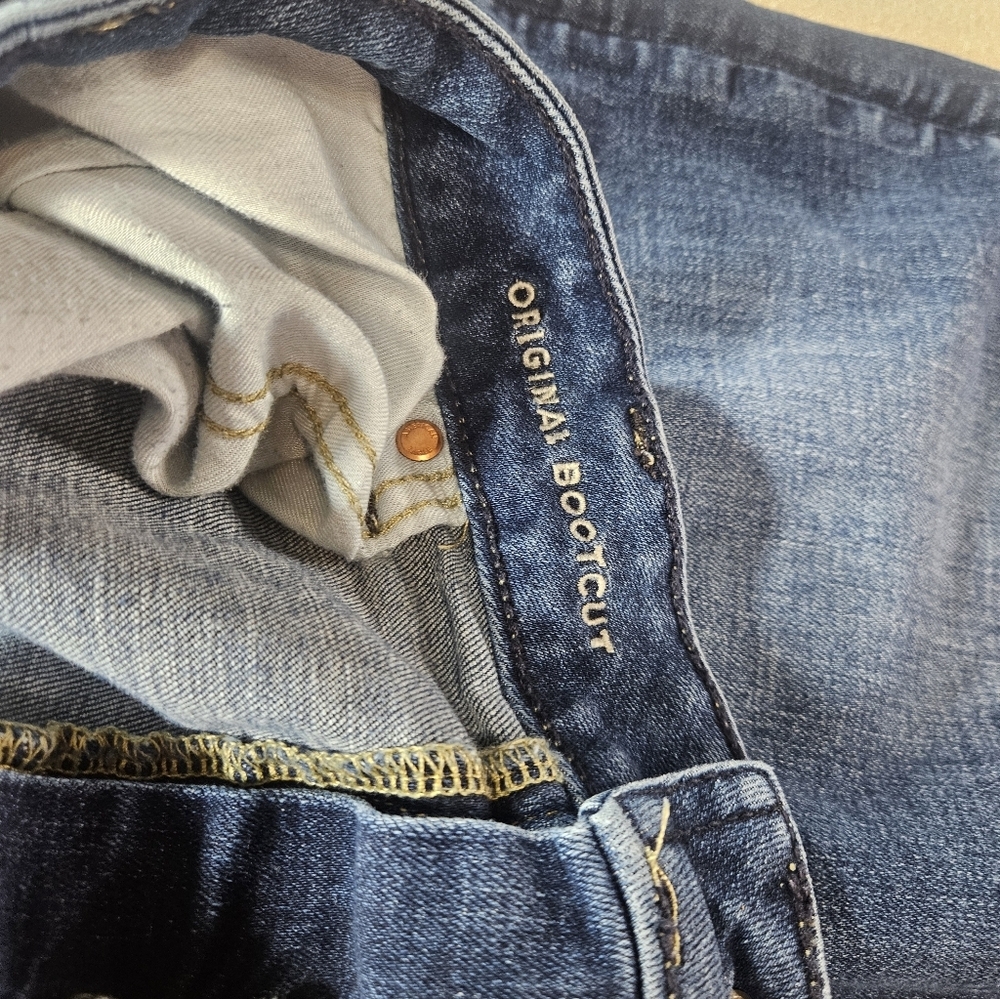 American Eagle AirFlex+ Bootcut Jeans 38x30 Blue Stretch - Picture 8 of 9